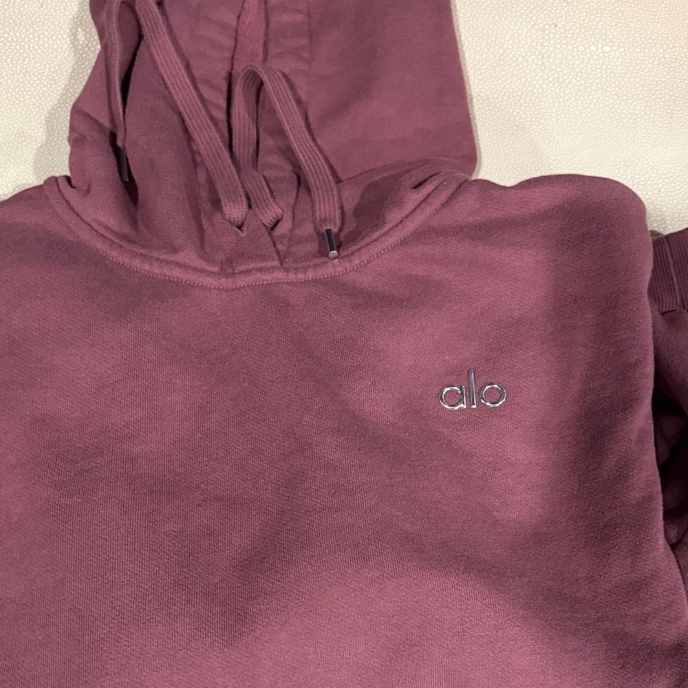 ALO Yoga Maroon Hoodie